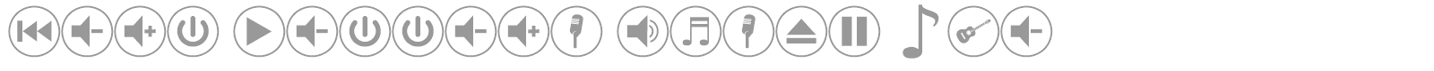 Font Bottons Music Pro font preview